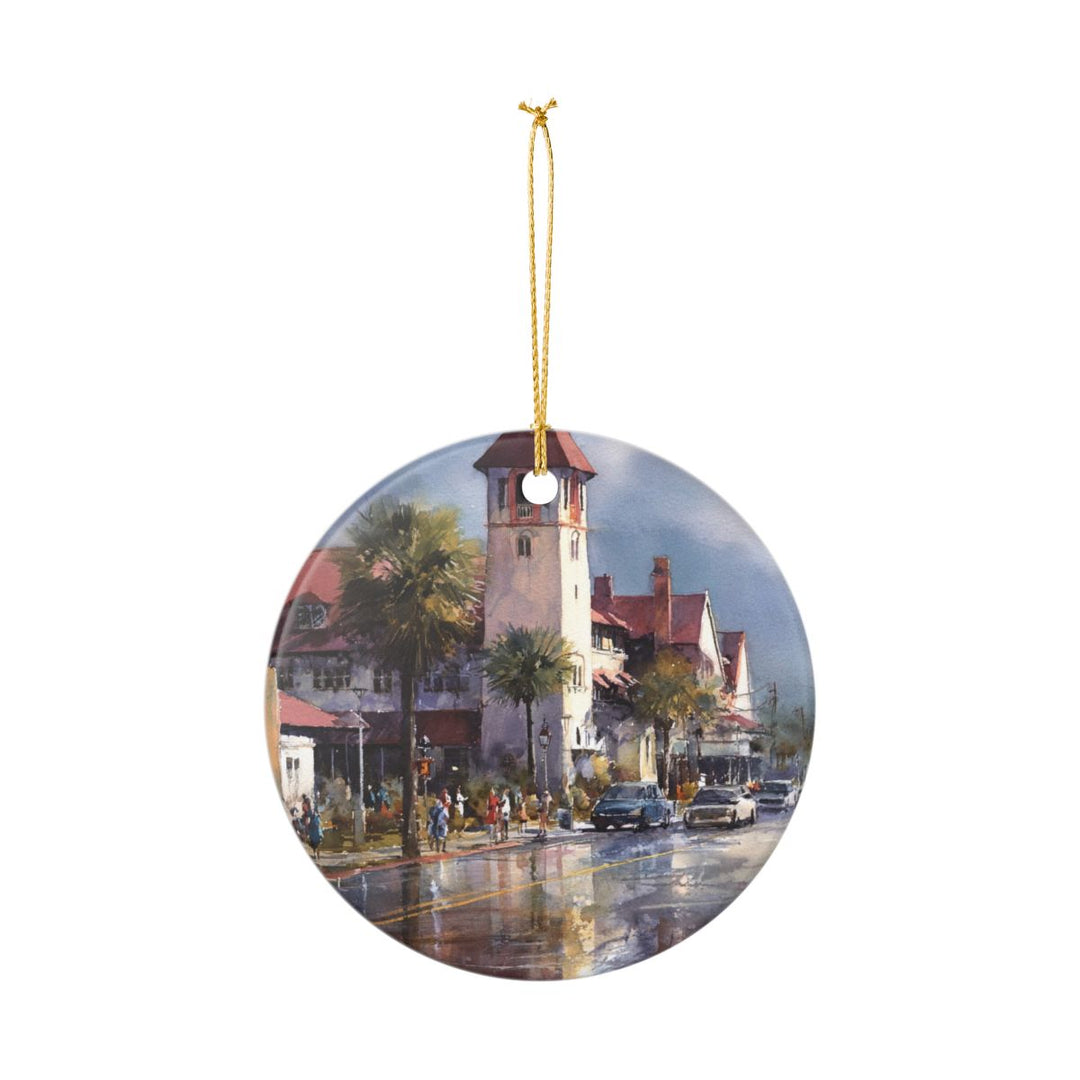 St Augustine Florida USA Ornament: Unique St Augustine Souvenir, St Augustine Florida Xmas Decor, and Authentic St Augustine Gift
