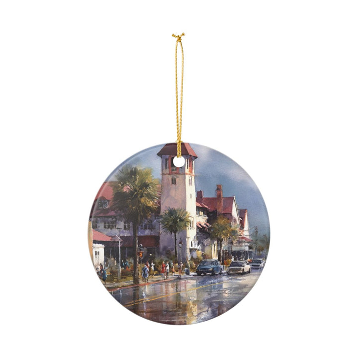St Augustine Florida USA Ornament: Unique St Augustine Souvenir, St Augustine Florida Xmas Decor, and Authentic St Augustine Gift