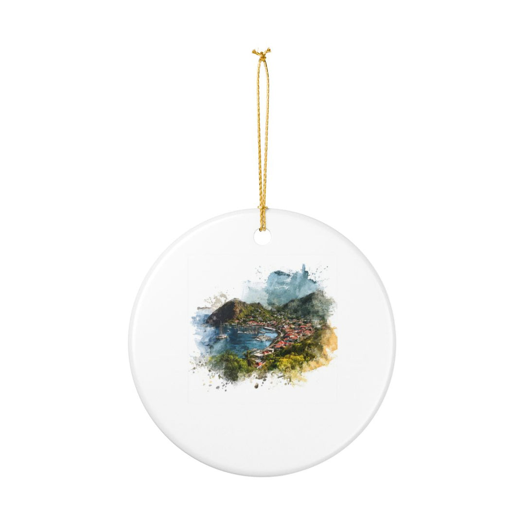 St. Barts Caribbean Ornament: Unique St. Barts Souvenir, St. Barts Caribbean Xmas Decor, and Authentic St. Barts Gift
