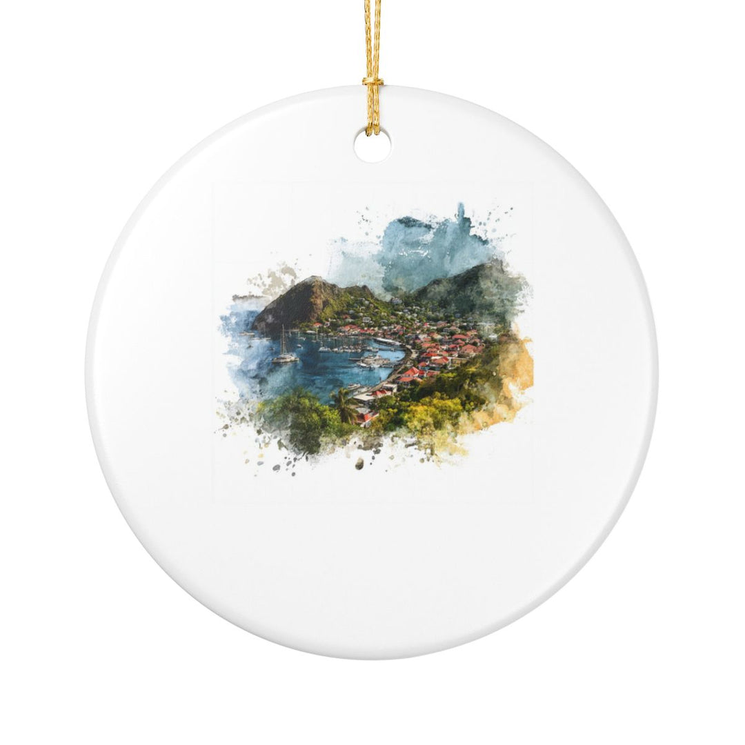 St. Barts Caribbean Ornament: Unique St. Barts Souvenir, St. Barts Caribbean Xmas Decor, and Authentic St. Barts Gift