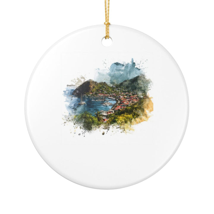 St. Barts Caribbean Ornament: Unique St. Barts Souvenir, St. Barts Caribbean Xmas Decor, and Authentic St. Barts Gift