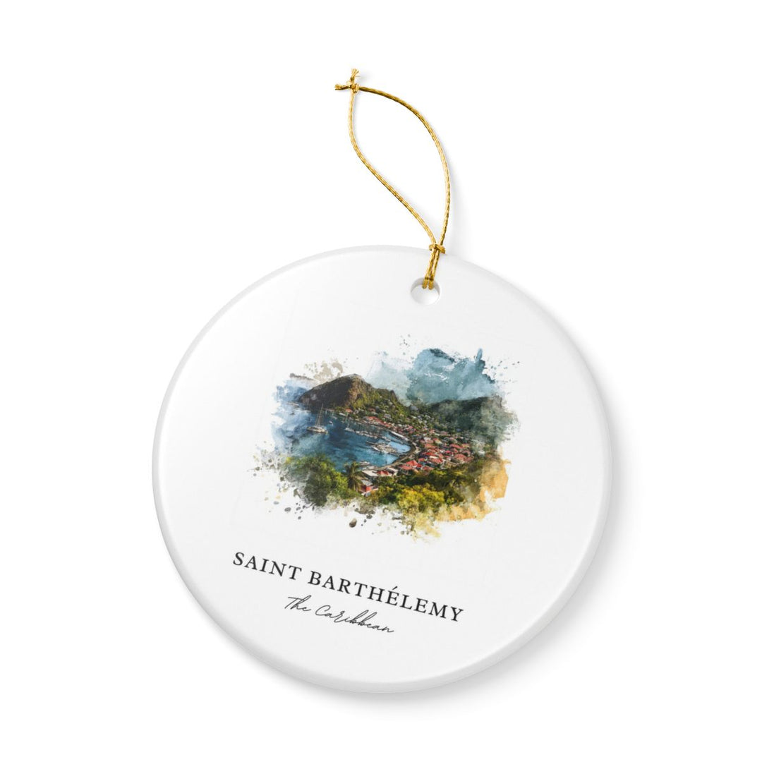 St. Barts Caribbean Ornament | Christmas Travel Souvenir Gift