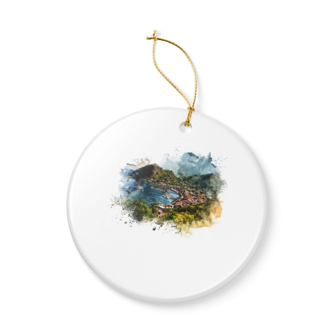 St. Barts Caribbean Ornament: Unique St. Barts Souvenir, St. Barts Caribbean Xmas Decor, and Authentic St. Barts Gift