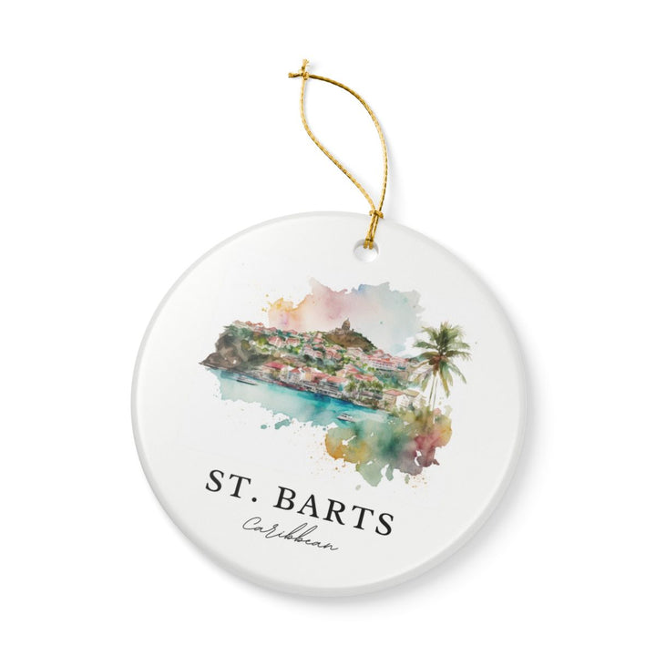 St. Barts Caribbean Ornament | Christmas Travel Souvenir Gift