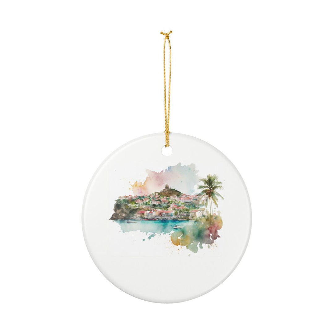 St. Barts Caribbean Ornament: Unique St. Barts Souvenir, St. Barts Caribbean Xmas Decor, and Authentic St. Barts Gift