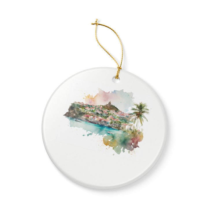 St. Barts Caribbean Ornament: Unique St. Barts Souvenir, St. Barts Caribbean Xmas Decor, and Authentic St. Barts Gift