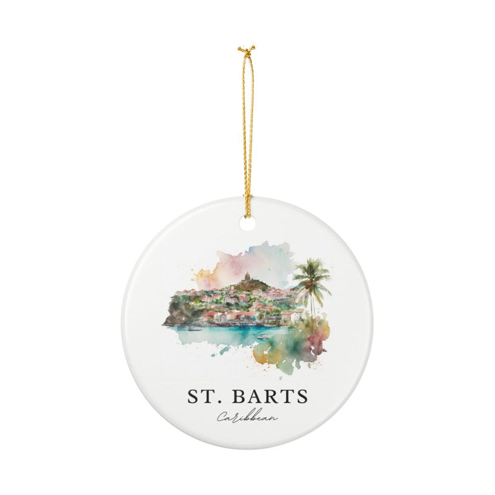 St. Barts Caribbean Ornament | Christmas Travel Souvenir Gift