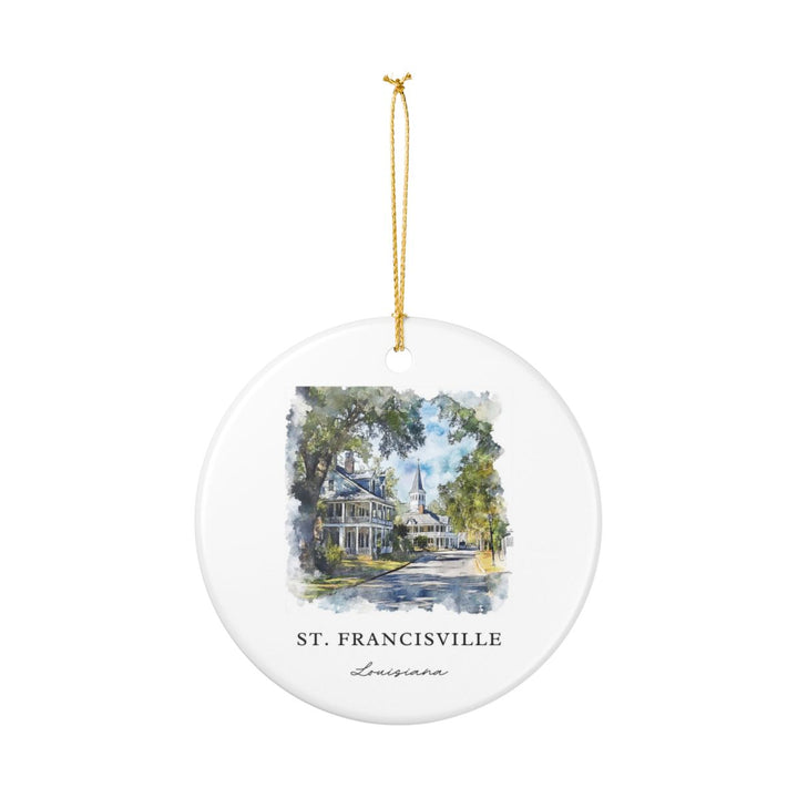 St. Francisville Ornament: Unique St. Francisville Souvenir, St. Francisville Xmas Decor, and Authentic St. Francisville Gift