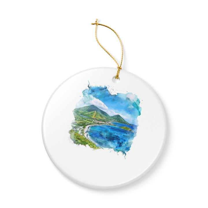 St. Kitts and Nevis Caribbean Ornament: Unique St. Kitts and Nevis Souvenir, St. Kitts and Nevis Caribbean Xmas Decor, and Authentic St. Kitts and Nevis Gift