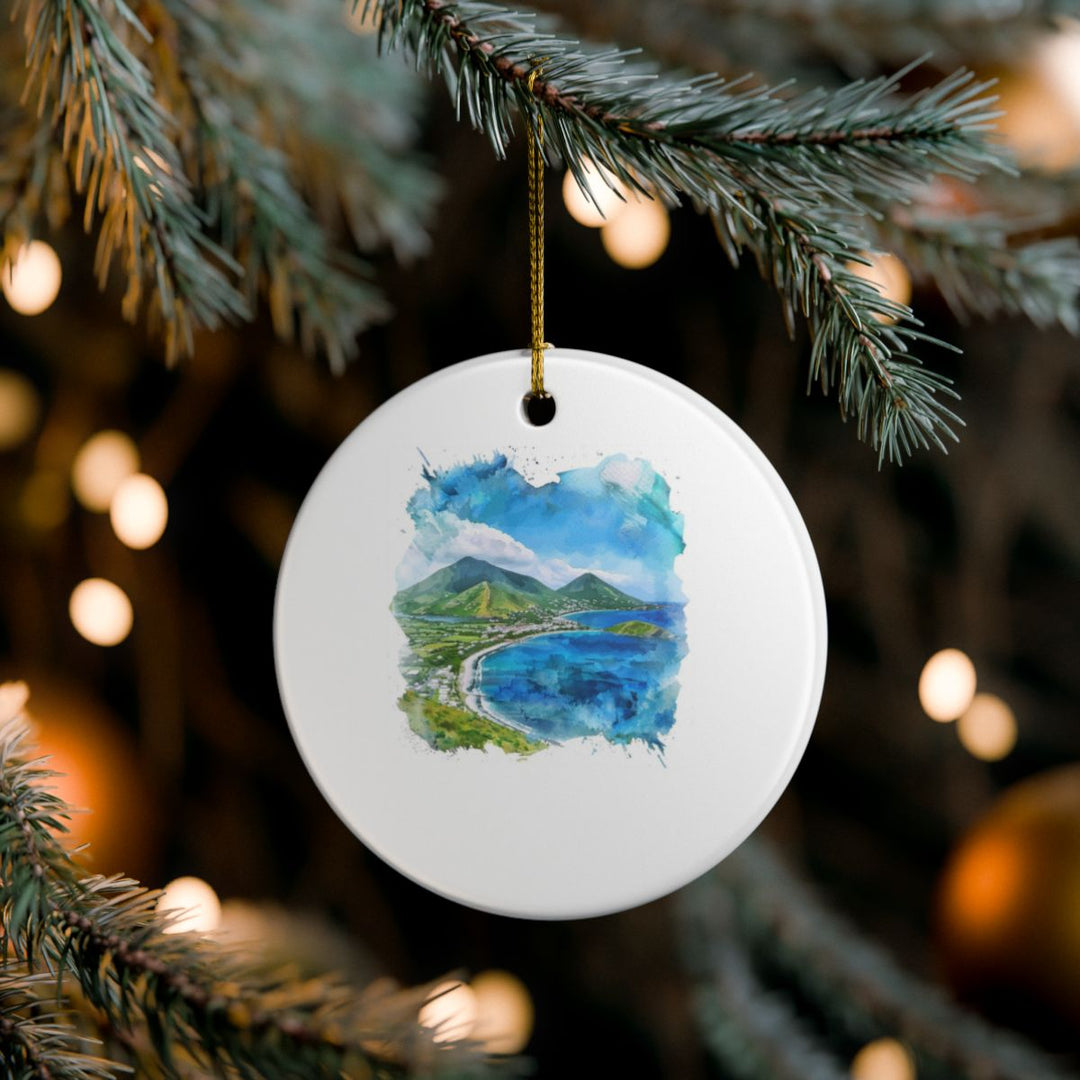 St. Kitts and Nevis Caribbean Ornament: Unique St. Kitts and Nevis Souvenir, St. Kitts and Nevis Caribbean Xmas Decor, and Authentic St. Kitts and Nevis Gift