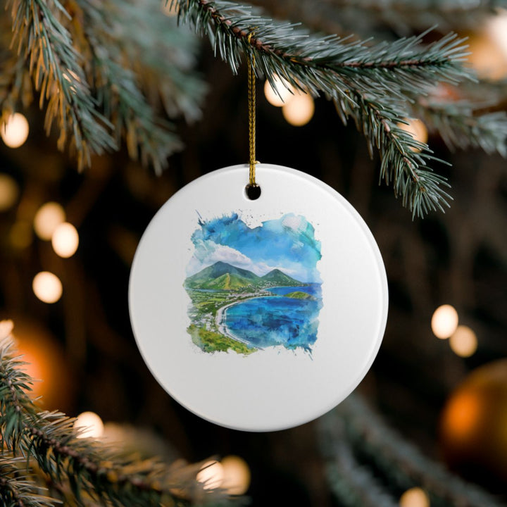 St. Kitts and Nevis Caribbean Ornament: Unique St. Kitts and Nevis Souvenir, St. Kitts and Nevis Caribbean Xmas Decor, and Authentic St. Kitts and Nevis Gift