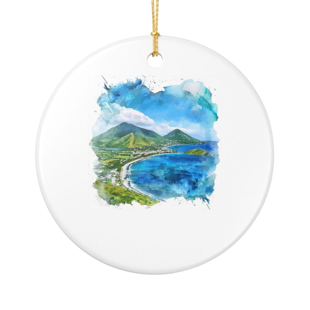 St. Kitts and Nevis Caribbean Ornament: Unique St. Kitts and Nevis Souvenir, St. Kitts and Nevis Caribbean Xmas Decor, and Authentic St. Kitts and Nevis Gift