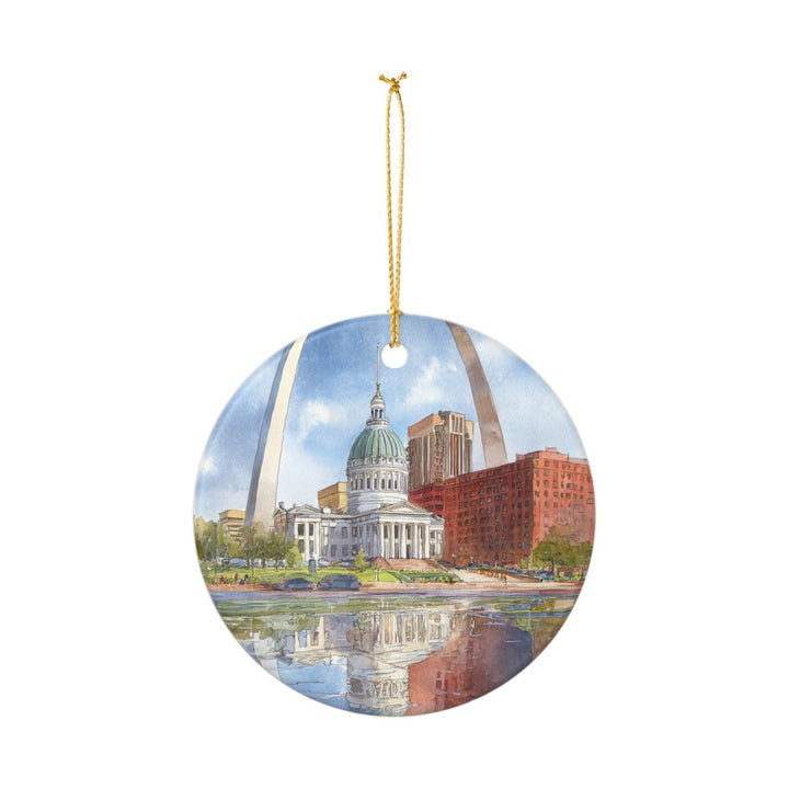 St Louis Missouri Ornament: Unique St Louis Souvenir, St Louis Missouri Xmas Decor, and Authentic St Louis Gift