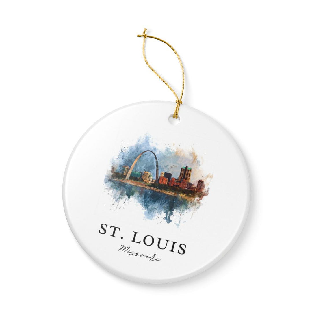 St. Louis Missouri Ornament: Unique St. Louis Souvenir, St. Louis Missouri Xmas Decor, and Authentic St. Louis Gift