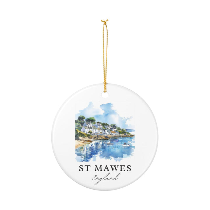 St Mawes England Ornament: Unique St Mawes Souvenir, St Mawes England Xmas Decor, and Authentic St Mawes Gift