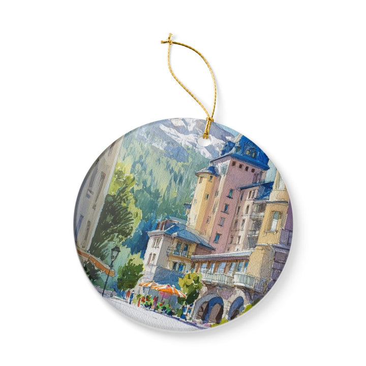St. Moritz Switzerland Ornament: Unique St. Moritz Souvenir, St. Moritz Switzerland Xmas Decor, and Authentic St. Moritz Gift