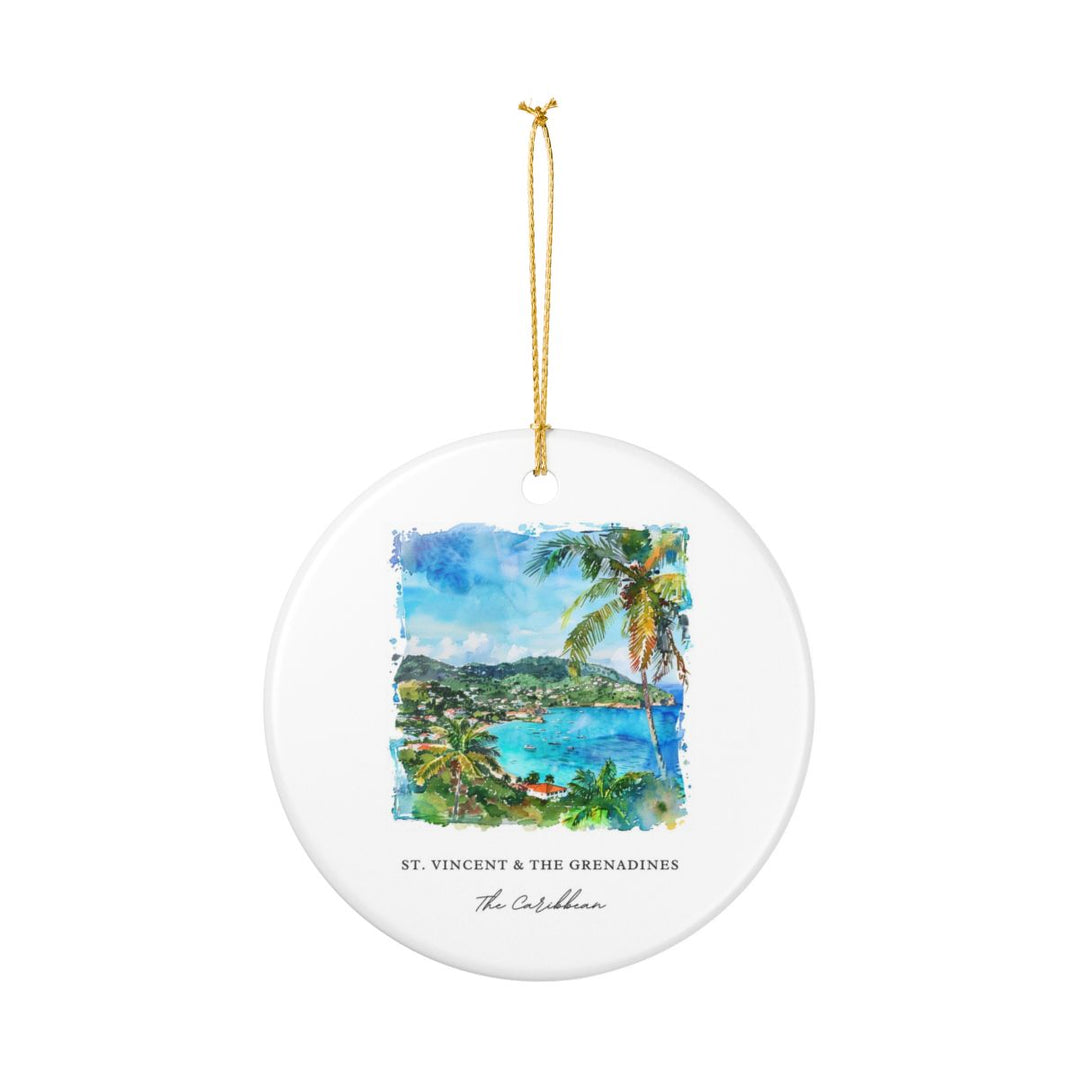 St Vincent &amp; the Grenadines Ornament: Unique St Vincent &amp; the Grenadines Souvenir, St Vincent &amp; the Grenadines Xmas Decor