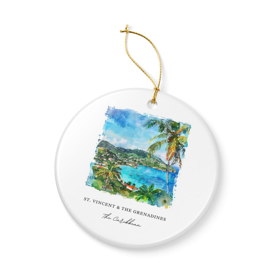 St Vincent &amp; the Grenadines Ornament: Unique St Vincent &amp; the Grenadines Souvenir, St Vincent &amp; the Grenadines Xmas Decor