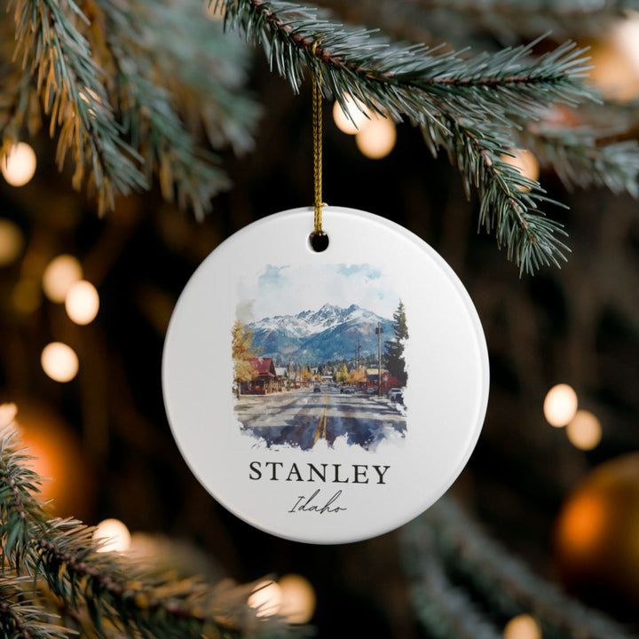 Stanley Idaho Ornament: Unique Stanley Idaho Souvenir, Stanley Idaho Xmas Decor, and Authentic Stanley Idaho Gift