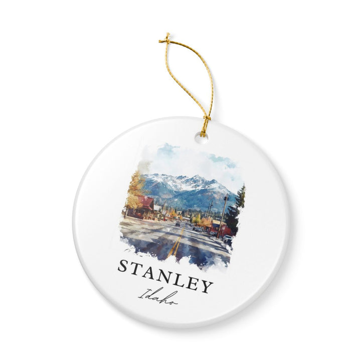 Stanley Idaho Ornament: Unique Stanley Idaho Souvenir, Stanley Idaho Xmas Decor, and Authentic Stanley Idaho Gift