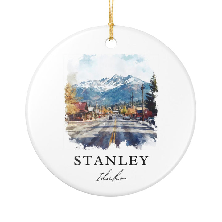 Stanley Idaho Ornament: Unique Stanley Idaho Souvenir, Stanley Idaho Xmas Decor, and Authentic Stanley Idaho Gift