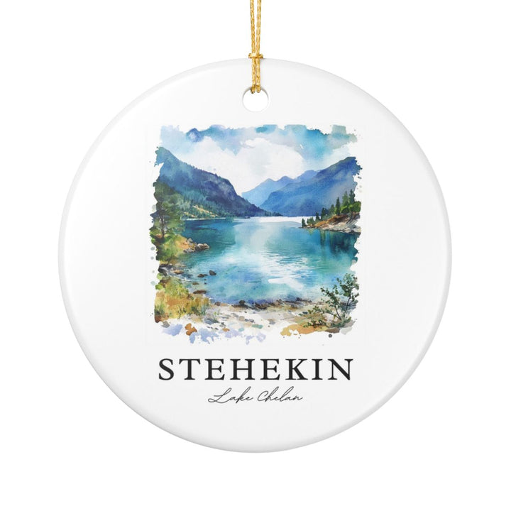 Stehekin USA Ornament: Unique Stehekin Souvenir, Stehekin USA Xmas Decor, and Authentic Stehekin Gift