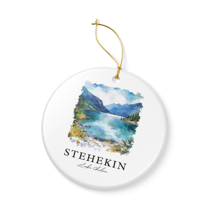 Stehekin USA Ornament: Unique Stehekin Souvenir, Stehekin USA Xmas Decor, and Authentic Stehekin Gift