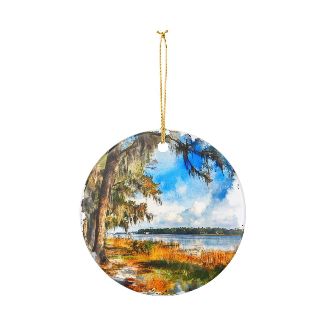 Steinhatchee Florida USA Ornament: Unique Steinhatchee Souvenir, Steinhatchee Florida Xmas Decor, and Authentic Steinhatchee Gift