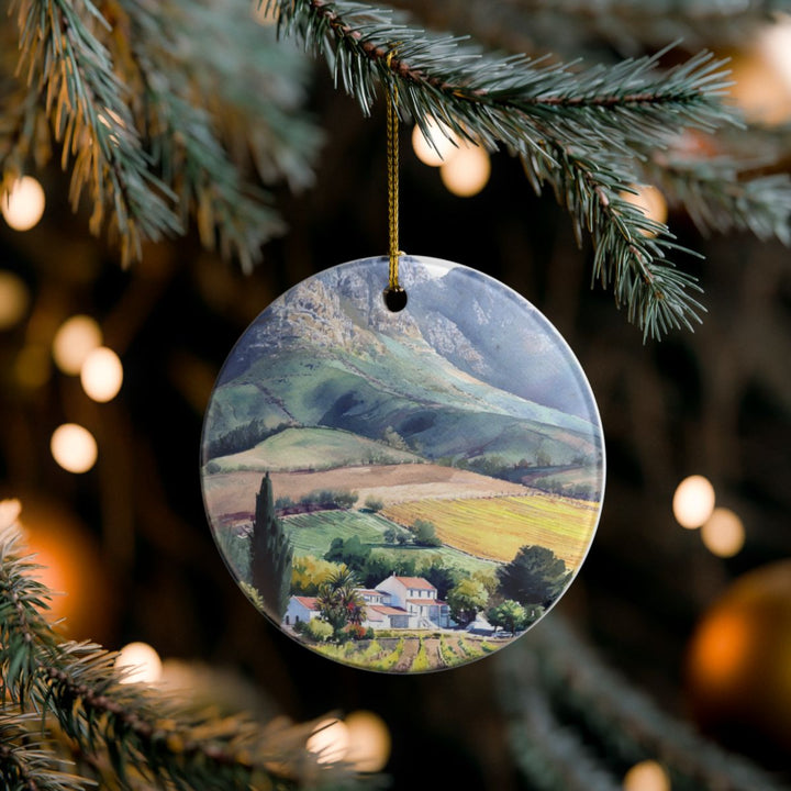 Stellenbosch South Africa Ornament: Unique Stellenbosch Souvenir, Stellenbosch South Africa Xmas Decor, and Authentic Stellenbosch Gift