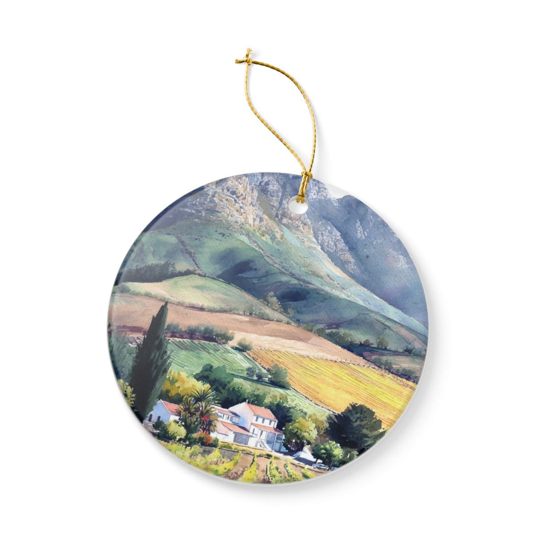 Stellenbosch South Africa Ornament: Unique Stellenbosch Souvenir, Stellenbosch South Africa Xmas Decor, and Authentic Stellenbosch Gift