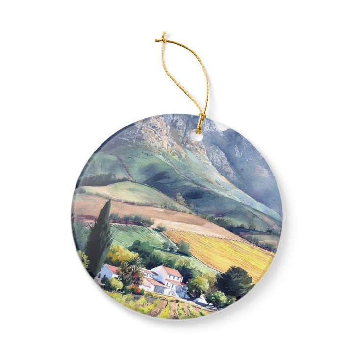 Stellenbosch South Africa Ornament: Unique Stellenbosch Souvenir, Stellenbosch South Africa Xmas Decor, and Authentic Stellenbosch Gift