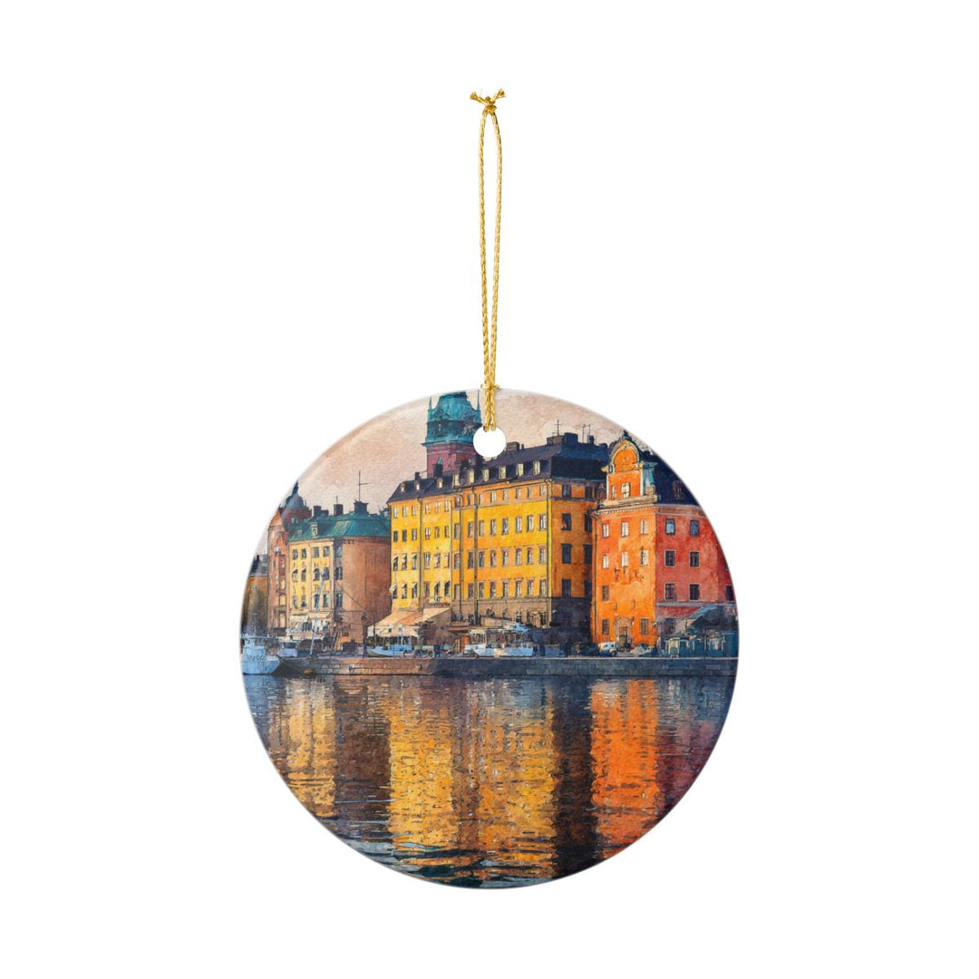 Stockholm Sweden Ornament: Unique Stockholm Souvenir, Stockholm Sweden Xmas Decor, and Authentic Stockholm Gift