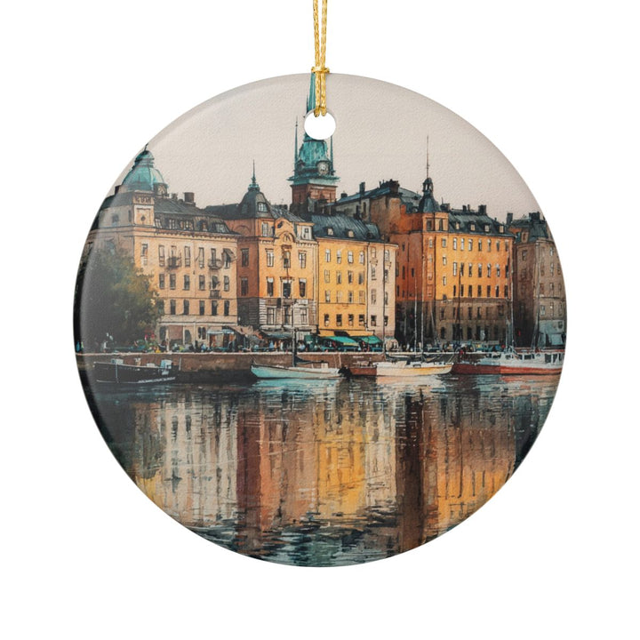 Stockholm Sweden Ornament: Unique Stockholm Souvenir, Stockholm Sweden Xmas Decor, and Authentic Stockholm Gift