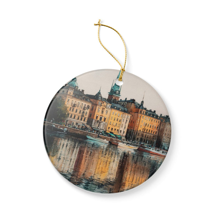 Stockholm Sweden Ornament: Unique Stockholm Souvenir, Stockholm Sweden Xmas Decor, and Authentic Stockholm Gift