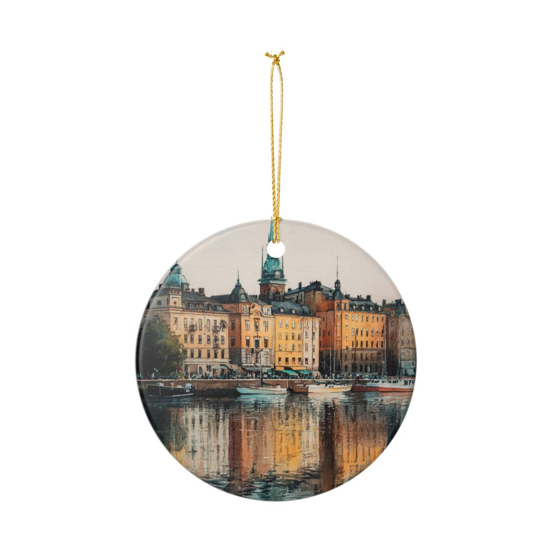 Stockholm Sweden Ornament: Unique Stockholm Souvenir, Stockholm Sweden Xmas Decor, and Authentic Stockholm Gift