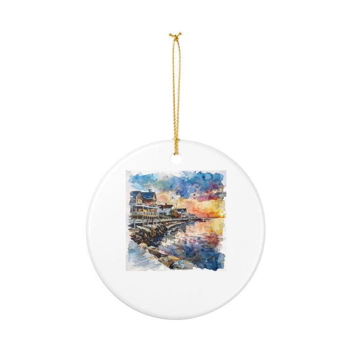 Stone Harbor New Jersey Ornament: Unique Stone Harbor Souvenir, Stone Harbor New Jersey Xmas Decor, and Authentic Stone Harbor Gift