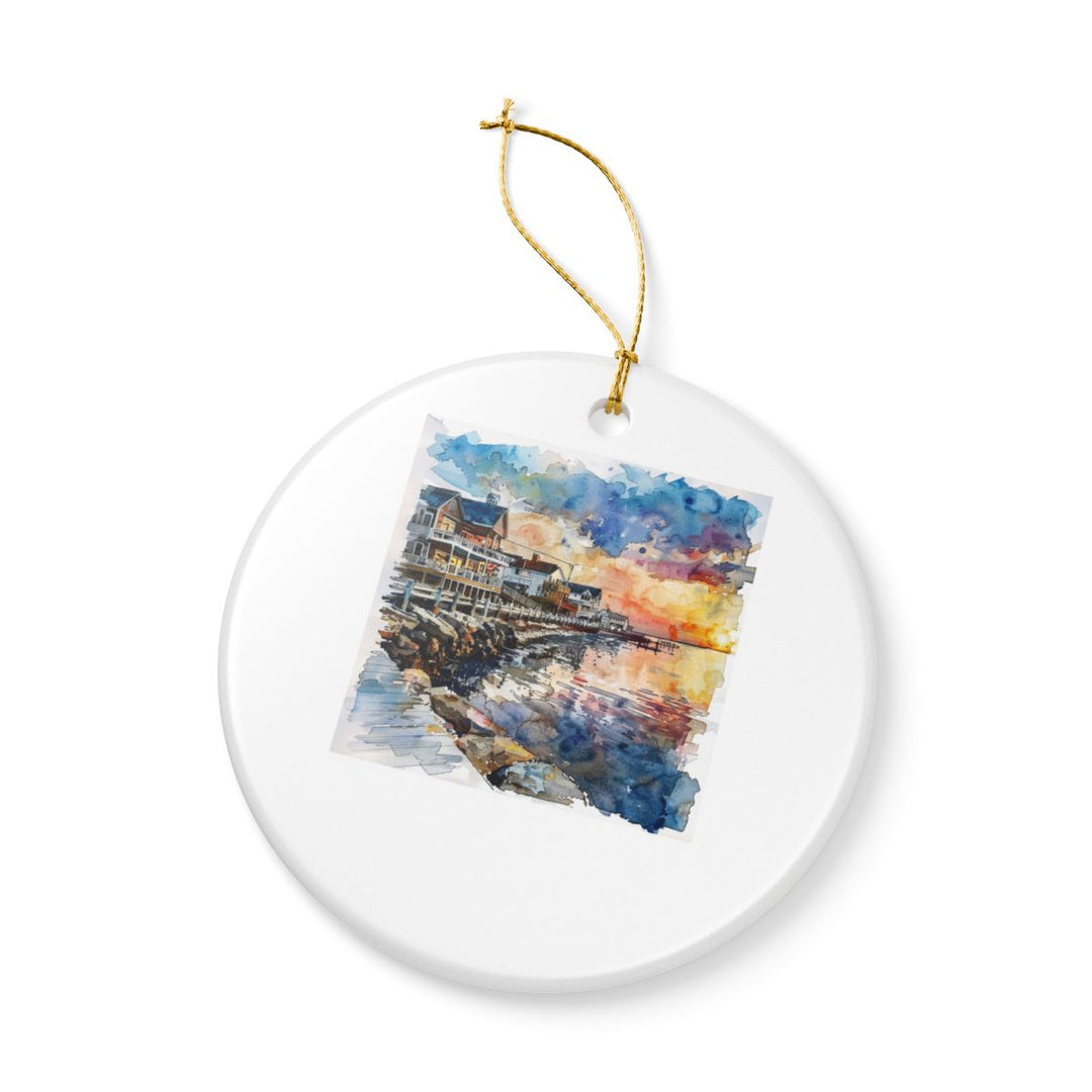 Stone Harbor New Jersey Ornament: Unique Stone Harbor Souvenir, Stone Harbor New Jersey Xmas Decor, and Authentic Stone Harbor Gift