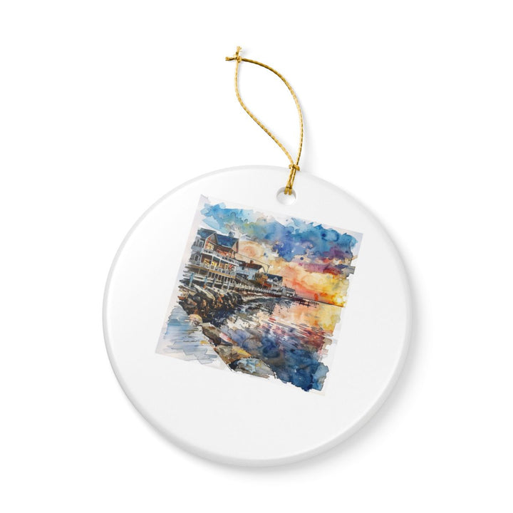 Stone Harbor New Jersey Ornament: Unique Stone Harbor Souvenir, Stone Harbor New Jersey Xmas Decor, and Authentic Stone Harbor Gift