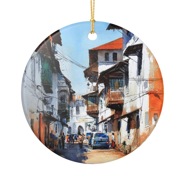 Stone Town Zanzibar Ornament: Unique Stone Town Zanzibar Souvenir, Stone Town Zanzibar Xmas Decor, and Authentic Stone Town Zanzibar Gift
