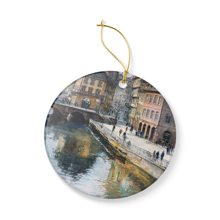 Strasbourg Ornament: Unique Strasbourg Souvenir, Strasbourg Xmas Decor, and Authentic Strasbourg Gift
