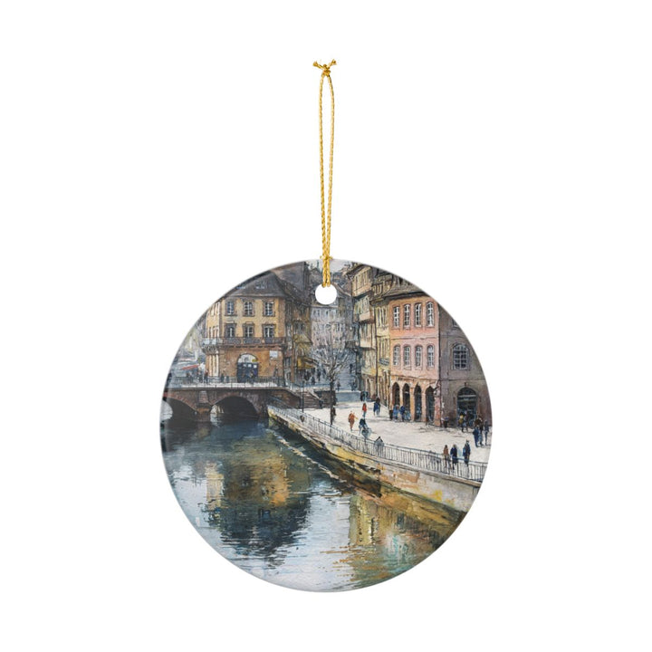 Strasbourg Ornament: Unique Strasbourg Souvenir, Strasbourg Xmas Decor, and Authentic Strasbourg Gift