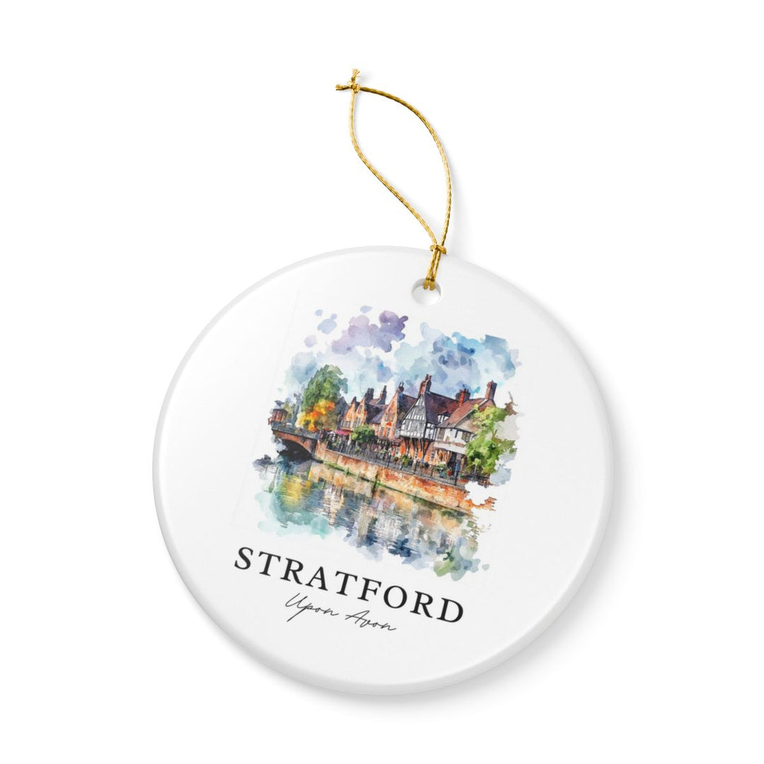 Stratford-upon-avon Ornament: Unique Stratford-upon-avon Souvenir, Stratford-upon-avon Xmas Decor, and Authentic Stratford-upon-avon Gift