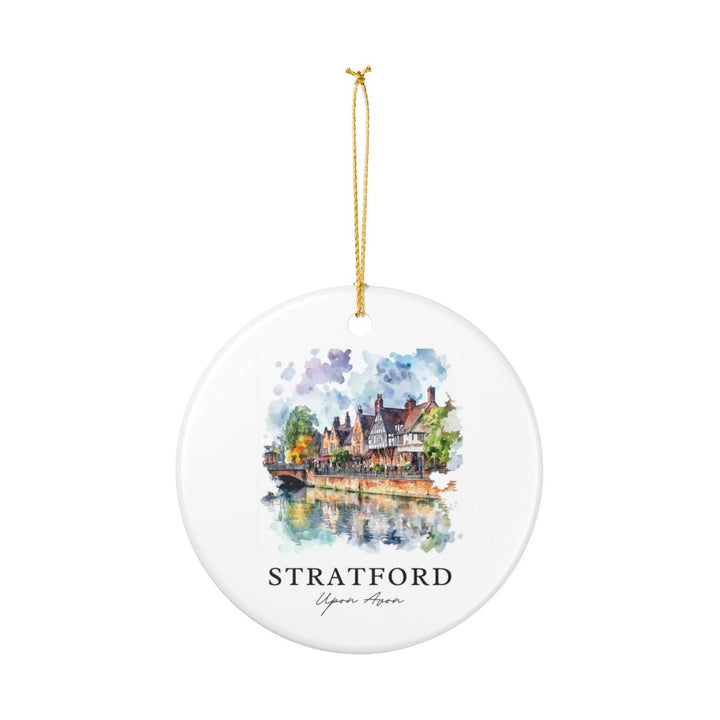 Stratford-upon-avon Ornament: Unique Stratford-upon-avon Souvenir, Stratford-upon-avon Xmas Decor, and Authentic Stratford-upon-avon Gift