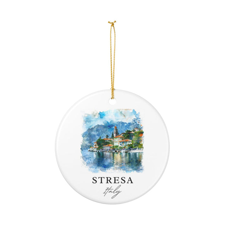 Stresa Italy Ornament: Unique Stresa Italy Souvenir, Stresa Italy Xmas Decor, and Authentic Stresa Italy Gift