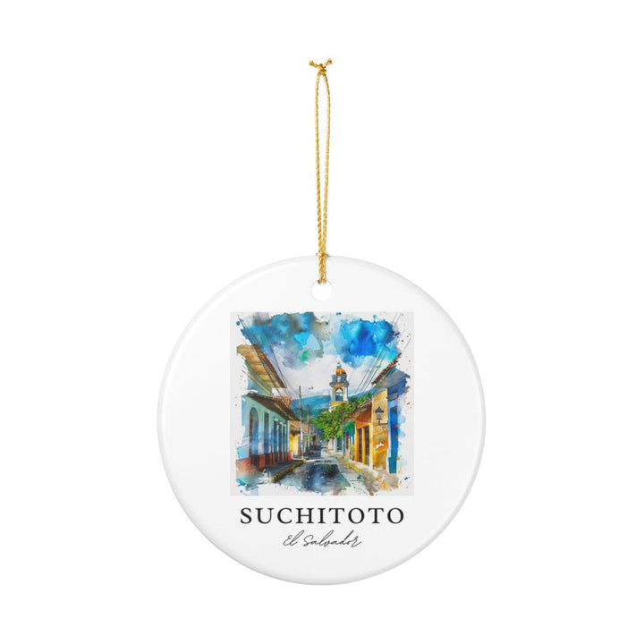 Suchitoto El Salvador Ornament: Unique Suchitoto El Salvador Souvenir, Suchitoto El Salvador Xmas Decor, and Authentic Suchitoto El Salvador Gift
