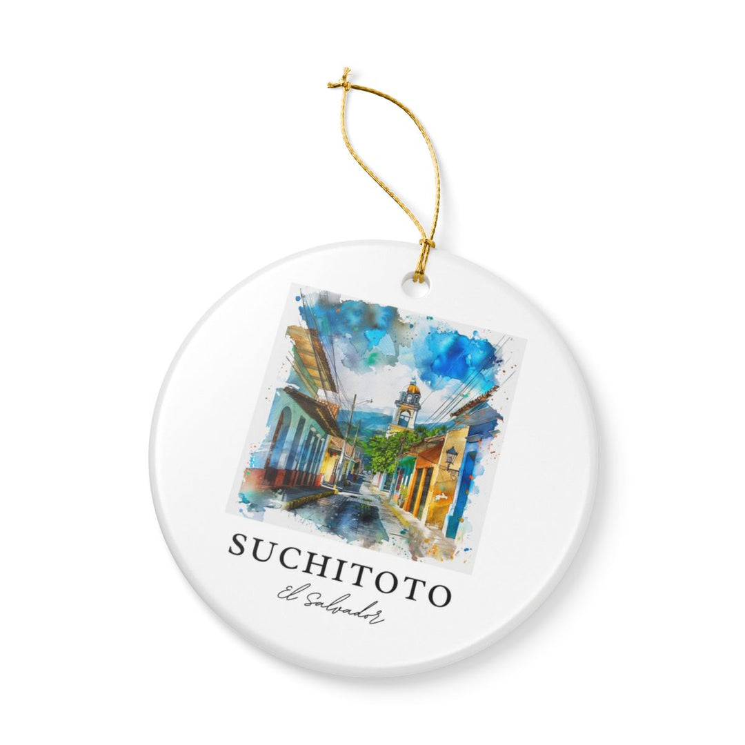 Suchitoto El Salvador Ornament: Unique Suchitoto El Salvador Souvenir, Suchitoto El Salvador Xmas Decor, and Authentic Suchitoto El Salvador Gift