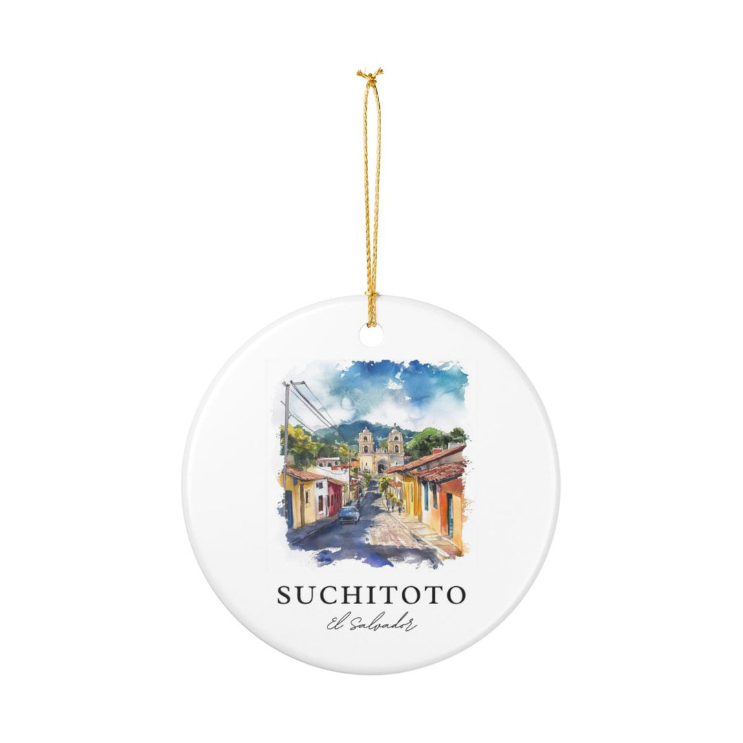 Suchitoto El Salvador Ornament: Unique Suchitoto El Salvador Souvenir, Suchitoto El Salvador Xmas Decor, and Authentic Suchitoto El Salvador Gift