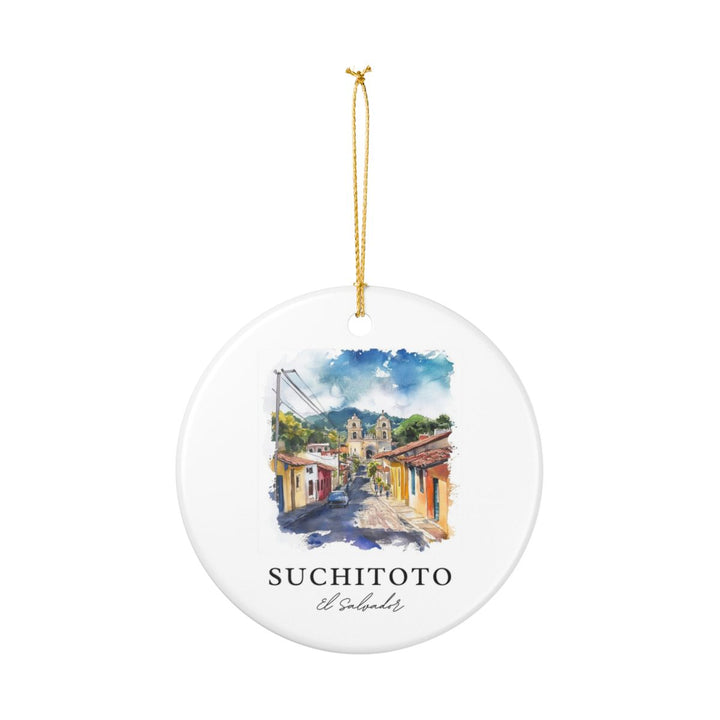 Suchitoto El Salvador Ornament: Unique Suchitoto El Salvador Souvenir, Suchitoto El Salvador Xmas Decor, and Authentic Suchitoto El Salvador Gift