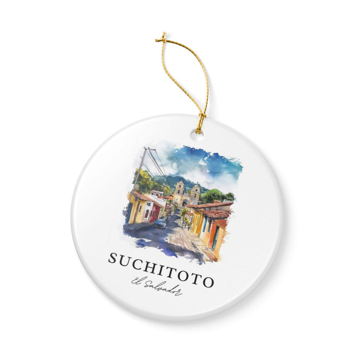 Suchitoto El Salvador Ornament: Unique Suchitoto El Salvador Souvenir, Suchitoto El Salvador Xmas Decor, and Authentic Suchitoto El Salvador Gift