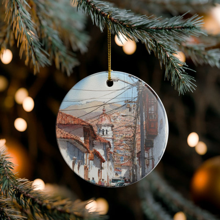Sucre Bolivia Ornament: Unique Sucre Souvenir, Sucre Bolivia Xmas Decor, and Authentic Sucre Gift